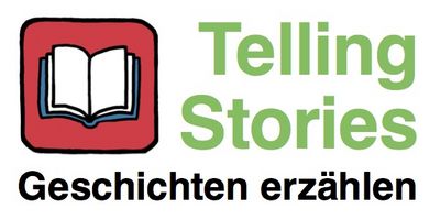 Logo des Projekts "Telling Stories / Geschichten erzählen"